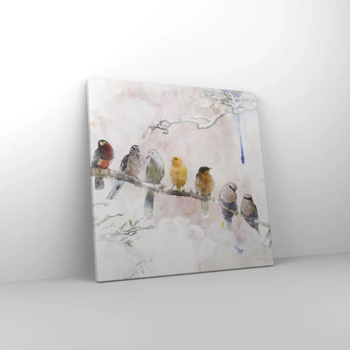 Canvas picture - Winged Encounter - 40x40 cm