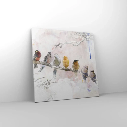 Canvas picture - Winged Encounter - 50x50 cm