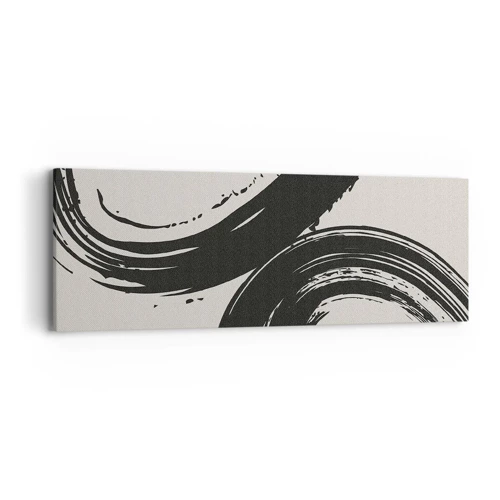 Canvas picture - With Big Circural Strokes - 90x30 cm