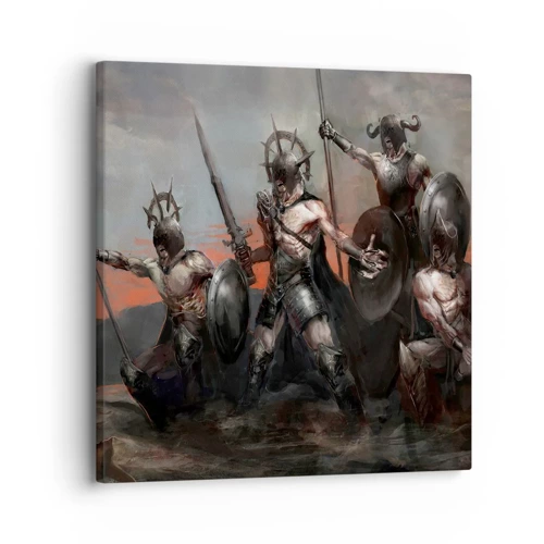 Canvas picture - With Your Shield Or on It - 30x30 cm