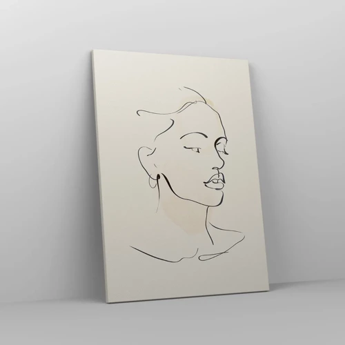 Canvas picture - With a Decisive Line - 50x70 cm