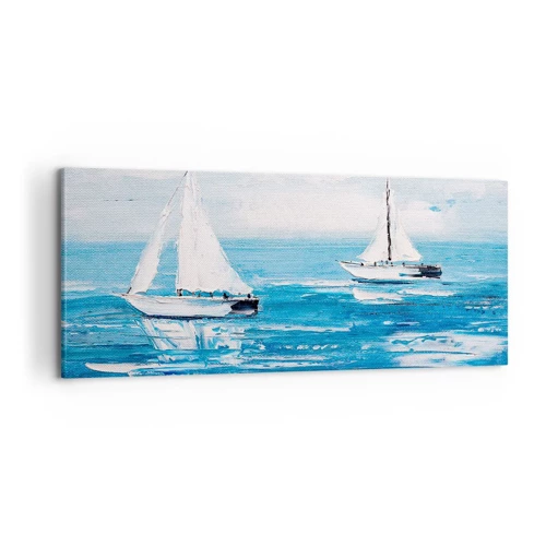 Canvas picture - With a Friend by the Side - 100x40 cm