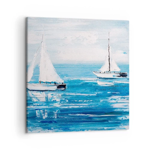 Canvas picture - With a Friend by the Side - 50x50 cm