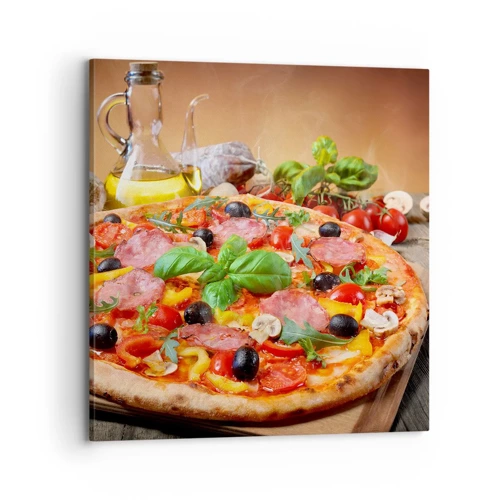 Canvas picture - With a Real Italian Flavouring - 70x70 cm