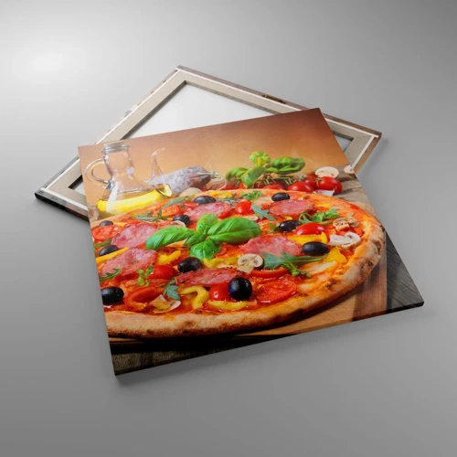 Canvas picture - With a Real Italian Flavouring - 70x70 cm