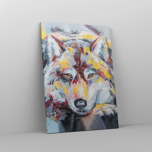 Canvas picture - Wolf Eyes - 50x70 cm