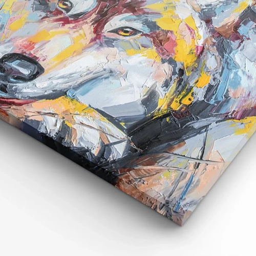 Canvas picture - Wolf Eyes - 50x70 cm