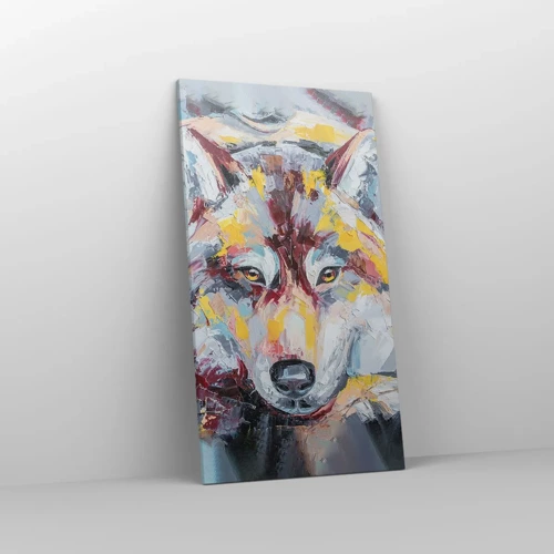 Canvas picture - Wolf Eyes - 55x100 cm