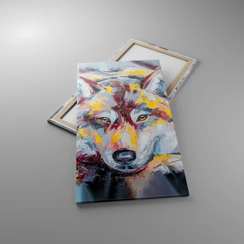 Canvas picture - Wolf Eyes - 65x120 cm