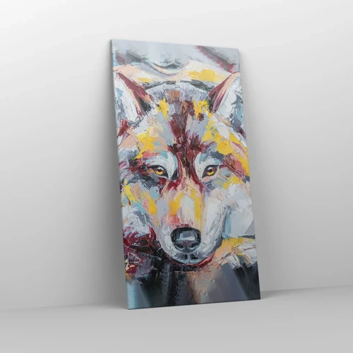 Canvas picture - Wolf Eyes - 65x120 cm