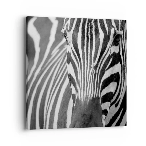 Canvas picture - World Is Black and White - 30x30 cm