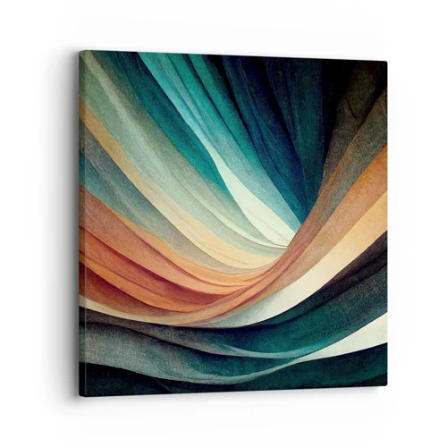 Canvas picture - Woven from Colours - 30x30 cm