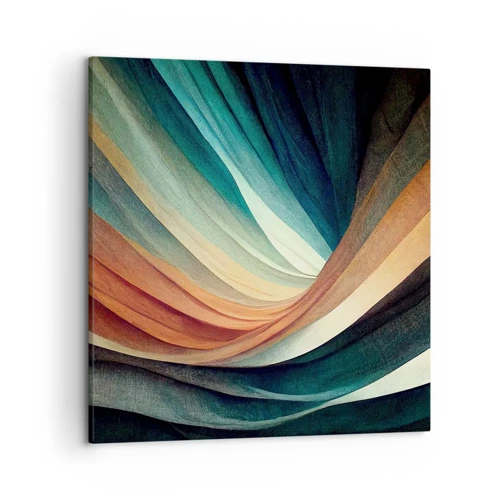 Canvas picture - Woven from Colours - 50x50 cm