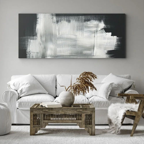 Canvas picture - Woven from the Vertical and the Horizontal - 100x40 cm