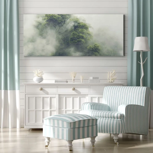 Canvas picture - Wrapped In Fog - 100x40 cm