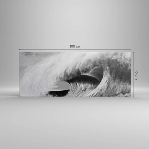 Canvas picture - Wrath of the Ocean - 100x40 cm