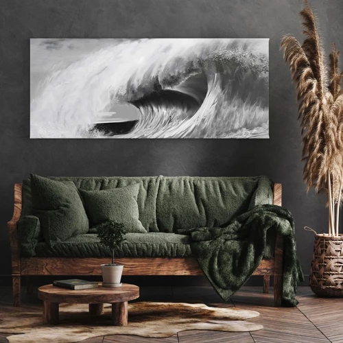 Canvas picture - Wrath of the Ocean - 100x40 cm