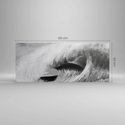 Canvas picture - Wrath of the Ocean - 120x50 cm