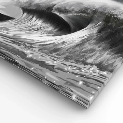 Canvas picture - Wrath of the Ocean - 120x50 cm