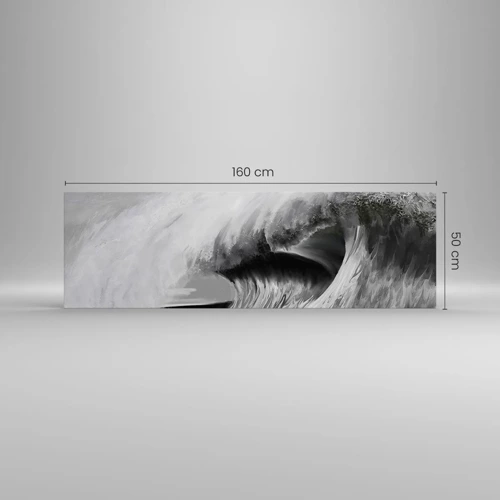 Canvas picture - Wrath of the Ocean - 160x50 cm