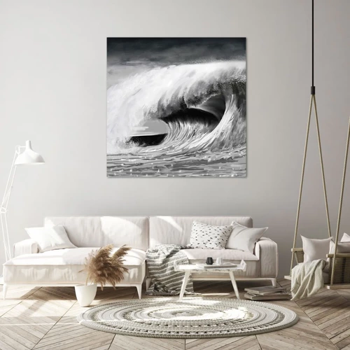 Canvas picture - Wrath of the Ocean - 30x30 cm