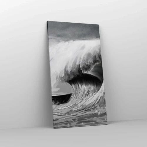 Canvas picture - Wrath of the Ocean - 55x100 cm