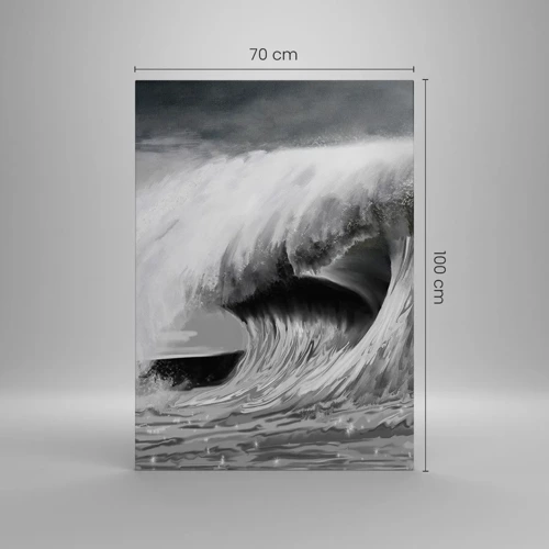 Canvas picture - Wrath of the Ocean - 70x100 cm