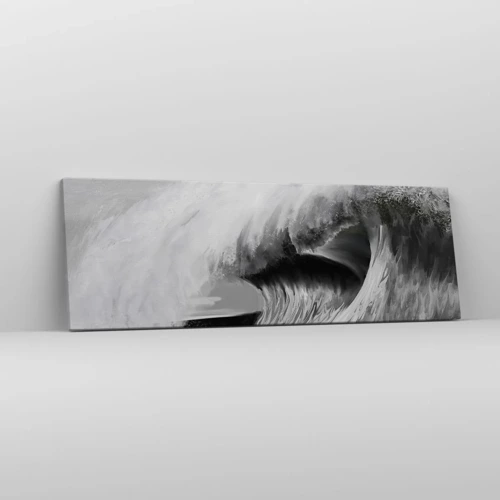 Canvas picture - Wrath of the Ocean - 90x30 cm