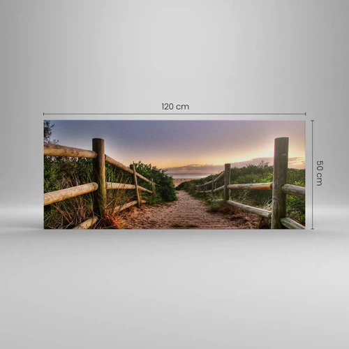 Canvas picture - You Can See the Destination - 120x50 cm