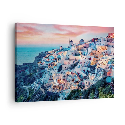 Canvas picture - Your Big Greek Holidays - 70x50 cm