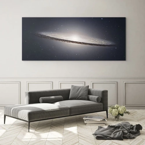 Glass picture - A Long Time Ago in a Distant Galaxy - 120x50 cm