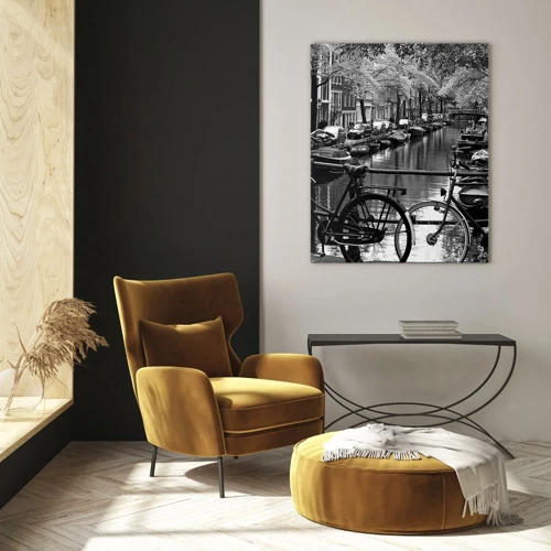 Glass picture - A Very Dutch View - 50x70 cm