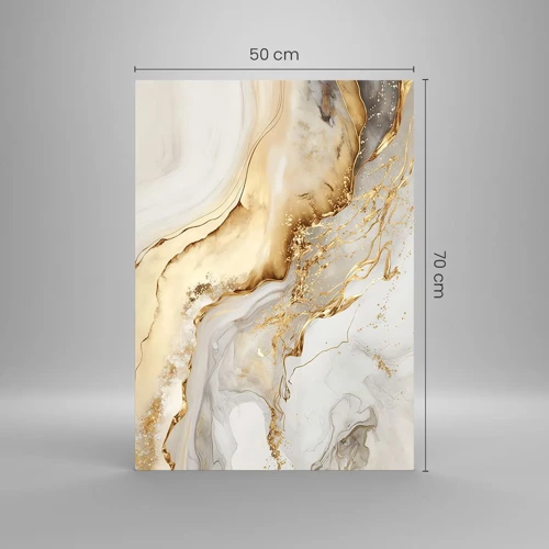 Glass picture - Abstract: Beauty and Good - 50x70 cm