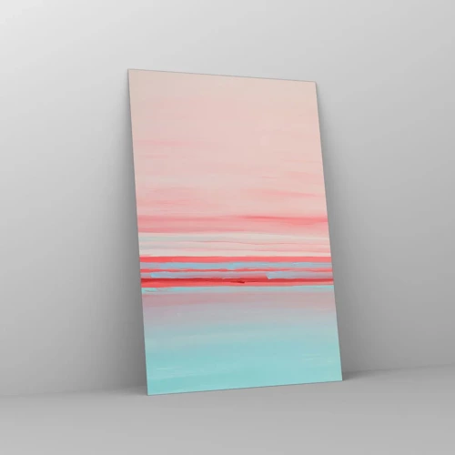 Glass picture - Abstract at Dawn - 80x120 cm