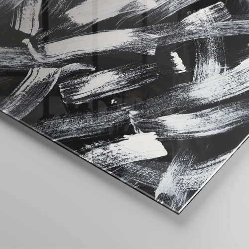 Glass picture - Abstract in Industrial Spirit - 160x50 cm