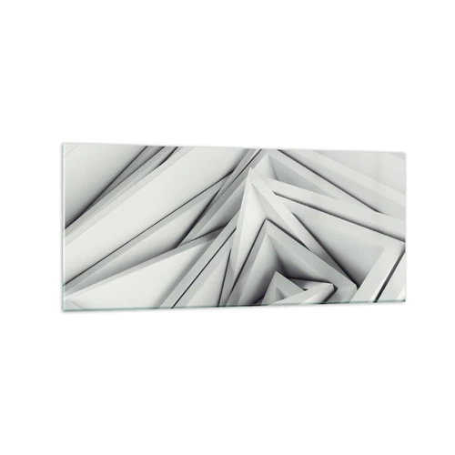 Glass picture - Acute Angles Budding - 120x50 cm