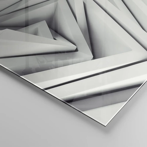 Glass picture - Acute Angles Budding - 120x50 cm