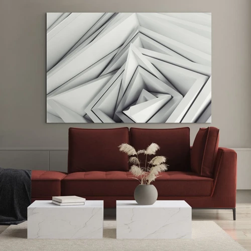 Glass picture - Acute Angles Budding - 120x80 cm