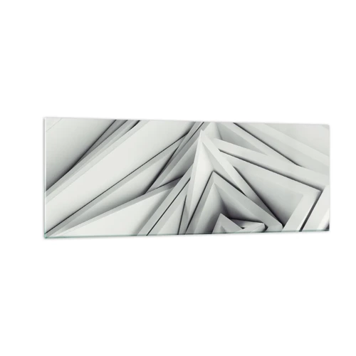 Glass picture - Acute Angles Budding - 140x50 cm