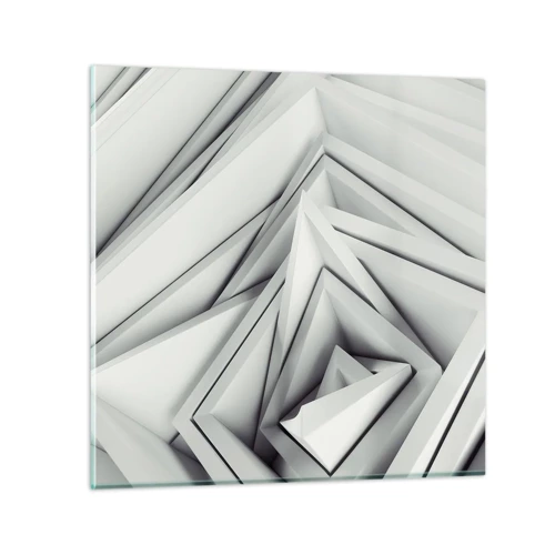 Glass picture - Acute Angles Budding - 30x30 cm