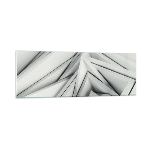 Glass picture - Acute Angles Budding - 90x30 cm