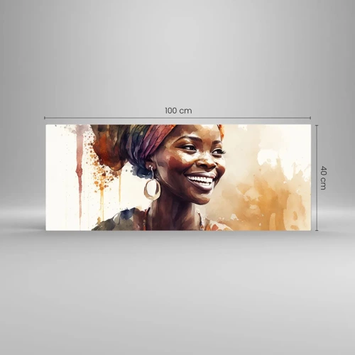 Glass picture - African Queen - 100x40 cm