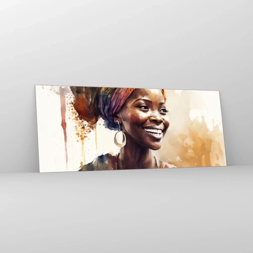 Glass picture - African Queen - 100x40 cm