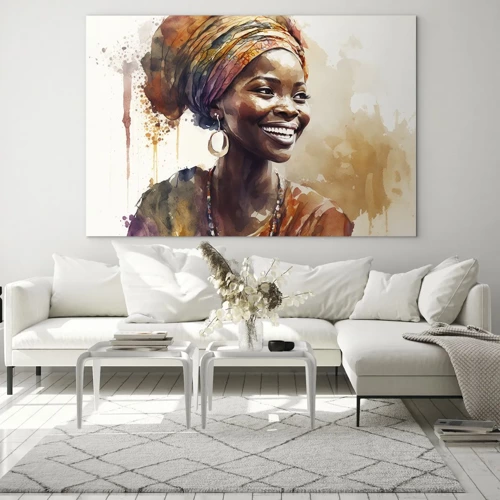 Glass picture - African Queen - 100x70 cm