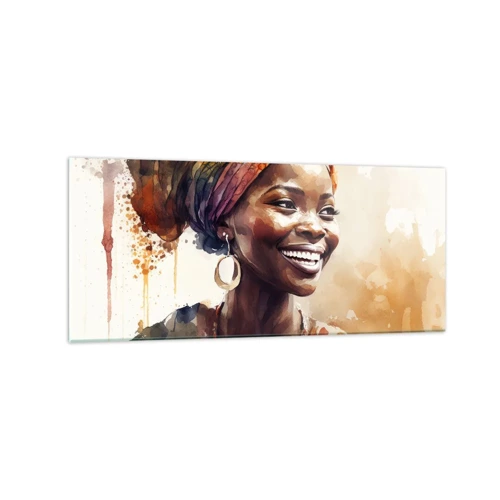 Glass picture - African Queen - 120x50 cm