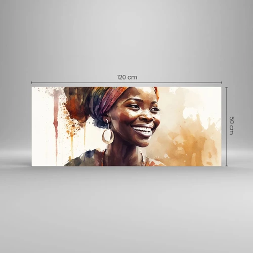 Glass picture - African Queen - 120x50 cm