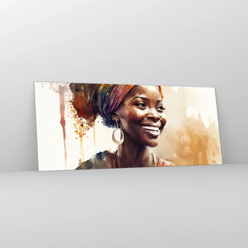 Glass picture - African Queen - 120x50 cm