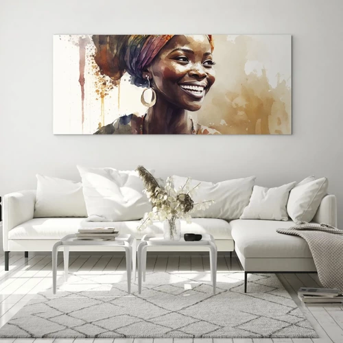 Glass picture - African Queen - 120x50 cm