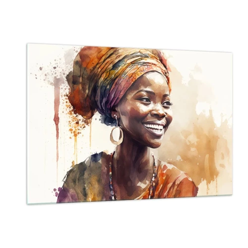 Glass picture - African Queen - 120x80 cm