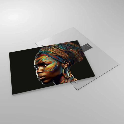 Glass picture - African Queen - 70x50 cm